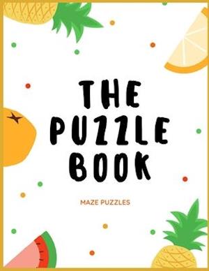 The Puzzle Book | Maze Puzzles: For Relaxation | 50 Maze Puzzles | Paperback | Made In USA | Size 8.5x11