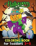 Halloween Coloring Book for Toddlers 3-5