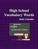 Whimsy Word Search, High School Vocabulary Words - Daily Calendar - in ASL