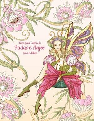 Livro para Colorir de Fadas e Anjos para Adultos