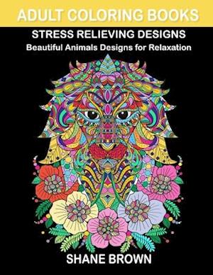 Coloring Books for Adults Stress Relieving Design Animals