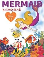 Mermaid Activity Book Girls 6-8