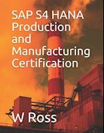 SAP S4 HANA Production and Manufacturing Certification