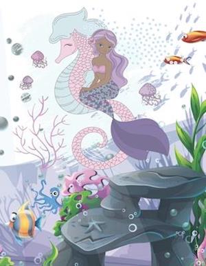 Mermaid Coloring Book Age 4