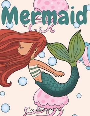 Mermaid Coloring Book Age 3