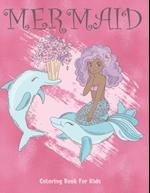 Mermaid Coloring Book For Kids