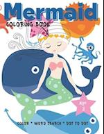 Mermaid Coloring Book Age 2