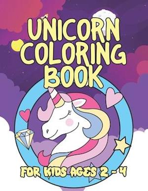 Få Unicorn Coloring Book for Kids Ages 2-4 af Alexander Catlyn som