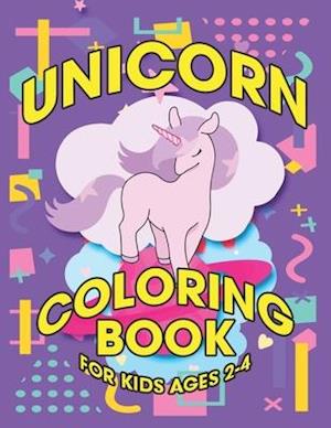 Få Unicorn Coloring Book for Kids Ages 2-4 af Magical World Coloring