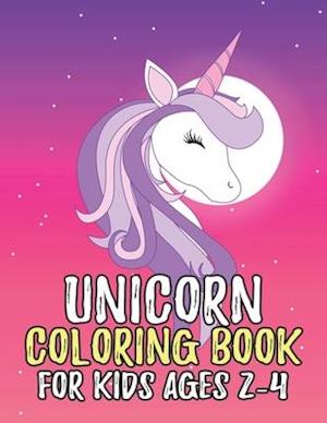 Få Unicorn Coloring Book for Kids Ages 2-4 af Jayce Carter som