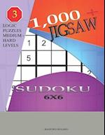 1,000 + sudoku jigsaw 6x6