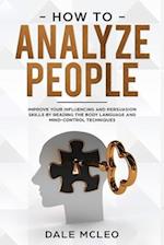 How To Analyze People