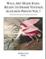 Wall Art Made Easy: Ready to Frame Vintage Audubon Prints Vol 7: 30 Beautiful Illustrations to Transform Your Home 