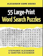 55 Large-Print Word Search Puzzles