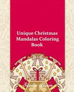 Unique Christmas Mandalas Coloring Book