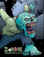 Zombie Coloring Book 1, 2 & 3