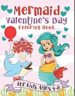 Mermaid Valentine's Day Coloring Book