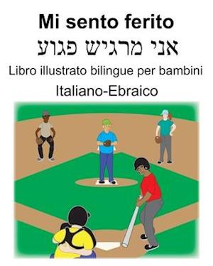 Italiano-Ebraico Mi sento ferito Libro illustrato bilingue per bambini