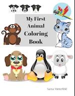 My First Animal Coloring Book