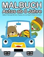 Malbuch Autos ab 8 Jahre