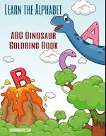 Learn the Alphabet - ABC Dinosaur Coloring Book