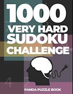 1000 Very Hard Sudoku Challenge : Brain Games for Adults - Logic Games For Adults 