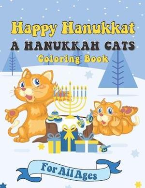 Happy Hanukkat A Hanukkah Cats Coloring Book