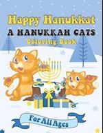 Happy Hanukkat A Hanukkah Cats Coloring Book
