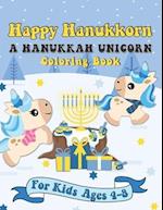 Happy Hanukkorn A Hanukkah Unicorn Coloring Book