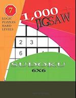 1,000 + sudoku jigsaw 6x6