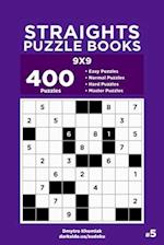 Straights Puzzle Books - 400 Easy to Master Puzzles 9x9 (Volume 5)