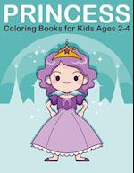 Princess Coloring Books for Kids Ages 2-4