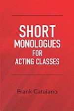 Short Monologues for Acting Classes