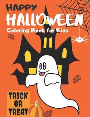 Happy Halloween Coloring Book for Kids