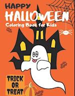 Happy Halloween Coloring Book for Kids