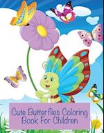 Cute Butterflies Coloring Book
