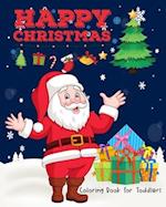 Happy Christmas Coloring Book for Toddlers