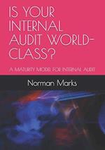 Is Your Internal Audit World-Class?