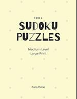 Sudoku Puzzles 100+. Medium Level. Large Print