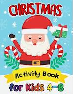 Christmas Activity Books for Kids 4-8