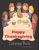 Happy Thanksgiving - Coloring Book