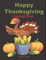 Happy Thanksgiving - Coloring Book