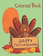 Happy Thanksgiving - Coloring Book