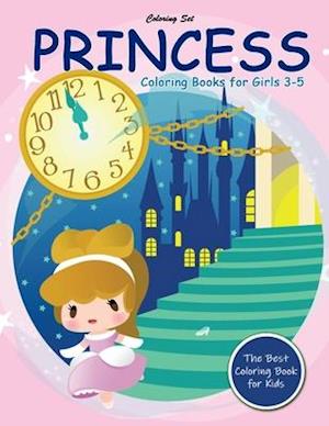 Princess Coloring Books for Girls 3-5