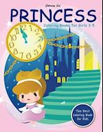 Princess Coloring Books for Girls 3-5