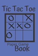 Tic Tac Toe Paper Game Book