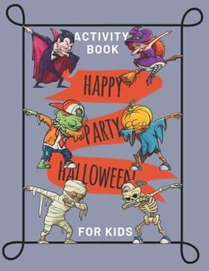 Activity Book Happy Halloween For Kids