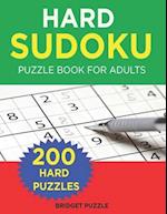 Hard Sudoku Puzzle Book For Adults