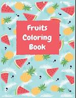 Fruits Coloring Book