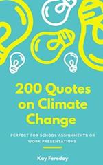 200 Quotes on Climate Change